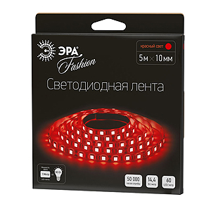 Лента светодиодная ЭРА LS5050-60LED-IP20-R