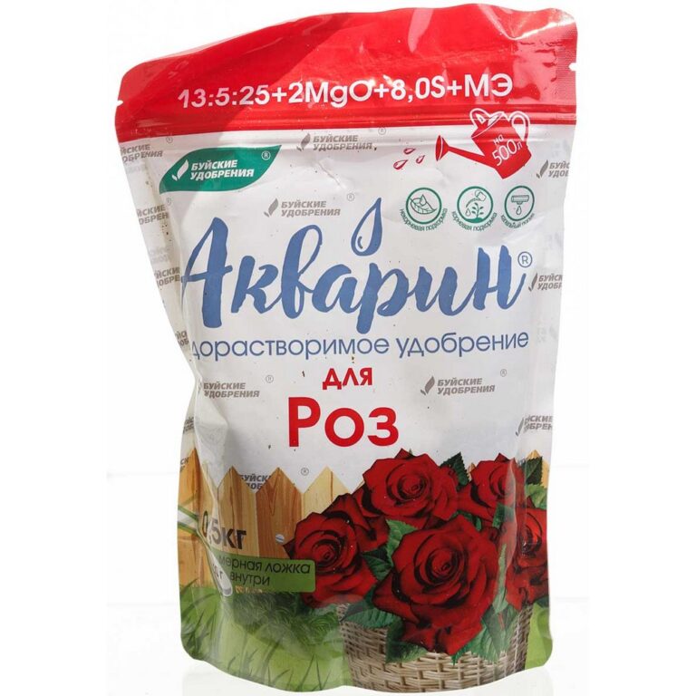 Удобрение Розы дой-пак 500 гр АКВАРИН (БХЗ)