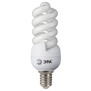 Лампа энергосберегающая ЭРА SP-М-9-827-E14