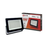 Прожектор сд СДО-7 200Вт 230В 6500К IP65 черный IN HOME