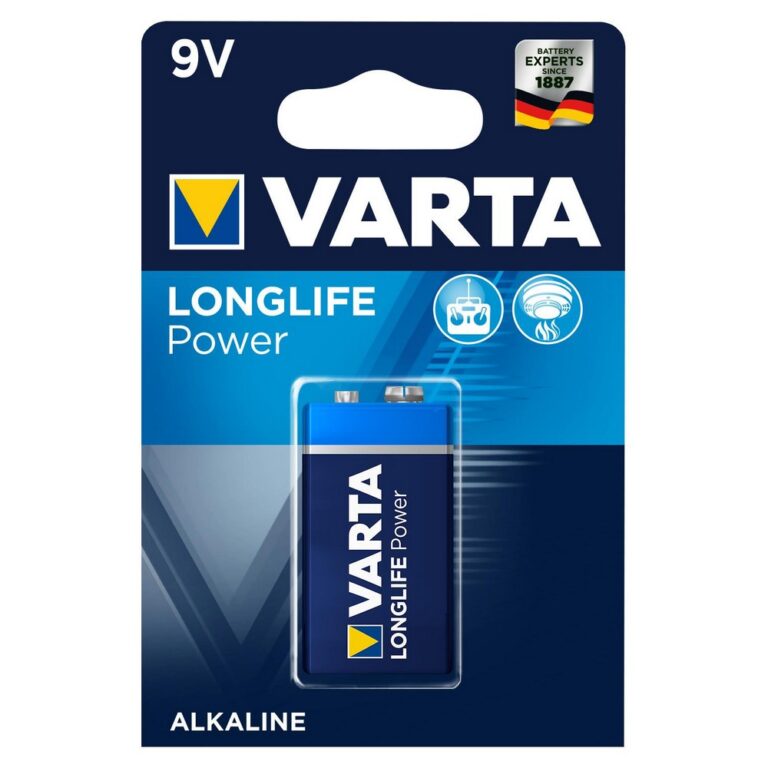 Батарейка Varta LONGLIFE Крона 6LR61 BL1 Alkaline 9V (4122) (1/10/50)