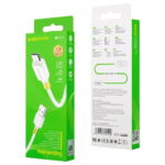 USB-кабель BOROFONE BX51 AM-microBM  1 метр, 2.4А, пластик, белый (34)