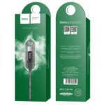 Кабель USB - микро USB HOCO X14 Times speed, 1м, круглый, 2A, ткань, в переплёте, чёрный (1/30/300)