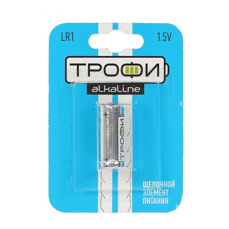 Батарейки Трофи LR1-1BL ENERGY POWER Alkaline (12/144/9504) Батарейки Трофи LR1-1BL ENERGY POWER Alkaline (12/144/9504)