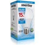 Светодиодная (LED) Лампа Smartbuy-A60-15W/6000/E27 (SBL-A60-15-60K-E27)