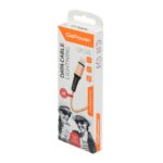 Кабель GoPower GP02L USB (m)-Lightning (m) 1.0м 2.4A нейлон красный (1/200/800)