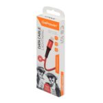 Кабель GoPower GP02L USB (m)-Lightning (m) 1.0м 2.4A нейлон красный (1/200/800)