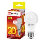 Лампа светодиодная LED-A60-VC 20Вт 230В Е27 3000К 1900Лм IN HOME