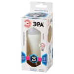 Лампочка светодиодная ЭРА STD LED A65-25W-840-E27 E27 / Е27 25Вт груша нейтральный белый свет