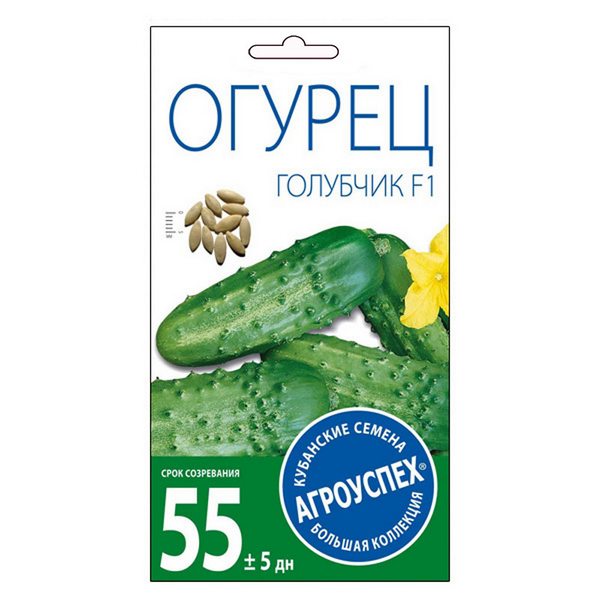 Огурец Голубчик F 1 среднеран, семена Агроуспех  пчел.*0,3г