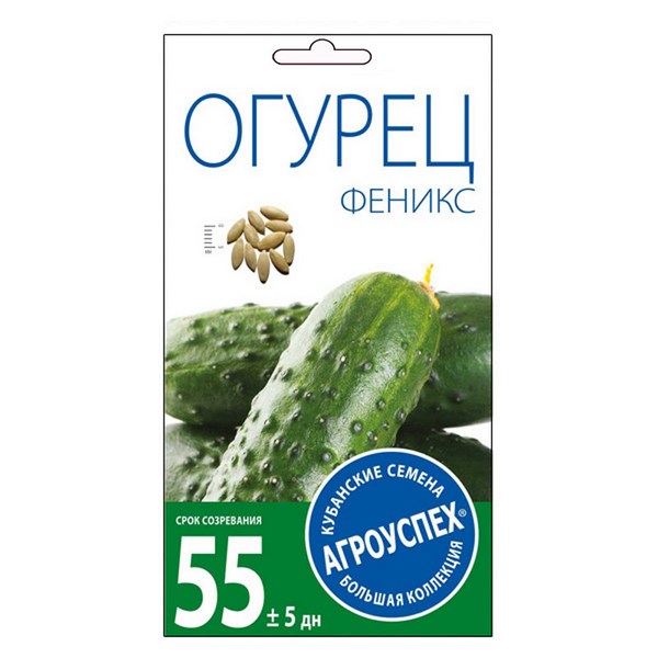 Огурец Феникс, семена Агроуспех 0,5г