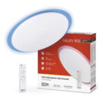 Светильник светодиодный COMFORT GALAXY-RGB 80Вт 230В 3000-6500K 6000Лм 600x85мм с пультом ДУ IN HOME