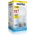 Светодиодная (LED) Лампа Smartbuy-A60-11W/3000/E27