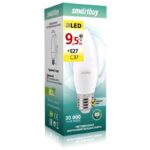 Светодиодная (LED) Лампа Smartbuy-C37-9,5W/3000/E27 (SBL-C37-9_5-30K-E27)