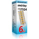 Светодиодная (LED) Лампа Smartbuy-G4-220V-6W/4000/G4 (SBL-G4220 6-40K)