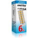 Светодиодная (LED) Лампа Smartbuy-G4-220V-6W/6400/G4 (SBL-G4220 6-64K)