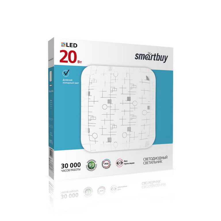 Светодиодный потолочный светильник (LED) Smartbuy-20W Loongo (SBL-Lng-20-W-6K)