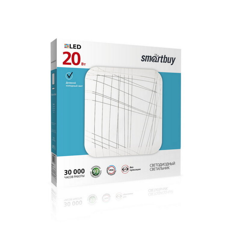 Светодиодный потолочный светильник (LED) Smartbuy-20W Line (SBL-Line-20-W-6K)