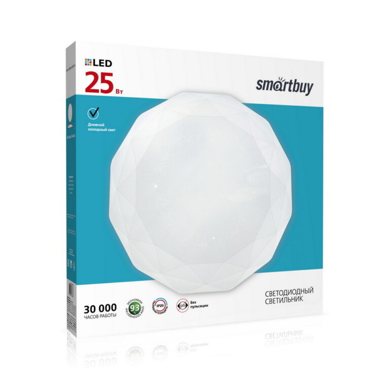 Светодиодный потолочный светильник (LED) Smartbuy-25W Dimond (SBL-Dmd-25-W-6K)