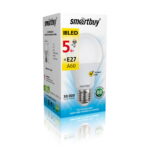 Светодиодная (LED) Лампа Smartbuy-A60-05W/3000/E27