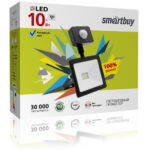 Светодиодный (LED) прожектор FL Sensor Smartbuy-10W/6500K/IP65 (SBL-FLSen-10-65K)