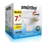 Светодиодная (Диммер) Лампа Smartbuy-Gu5,3-07W/3000 (SBL-GU5D_3-07-30K)