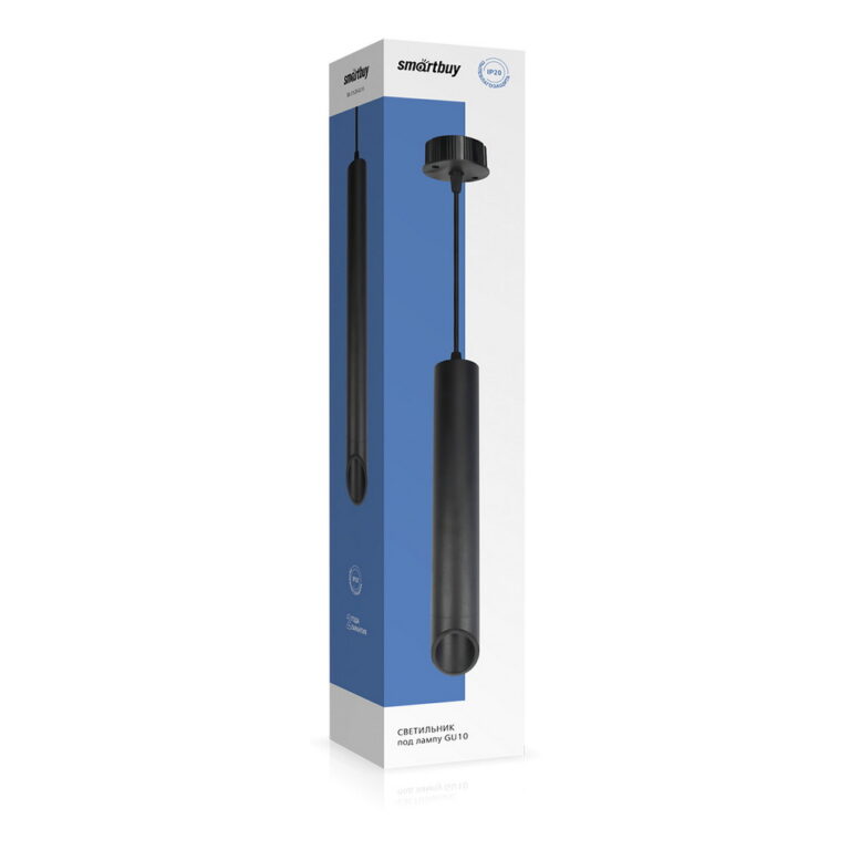 Цилиндрический светильник GU10 Smartbuy-Black/IP20 (SBL-CYL2B-GU10)/20
