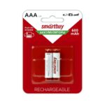 Аккумулятор NiMh Smartbuy AAA/2BL 600 mAh (24/240) (SBBR-3A02BL600)