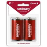 Батарейка алкалиновая Smartbuy LR20/2B (12/96) (SBBA-D02B)