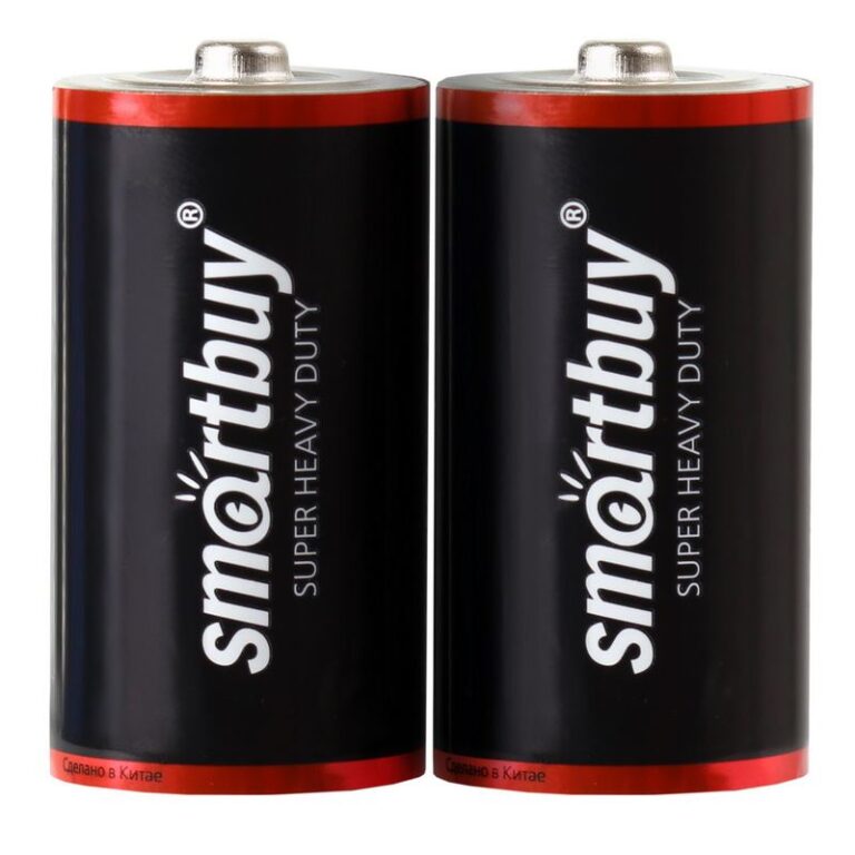 Батарейка солевая Smartbuy R20/2S (24/288)  (SBBZ-D02S)