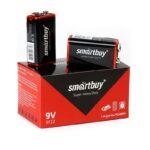 Батарейка солевая крона Smartbuy 6F22/1S (10/400)  (SBBZ-9V01S)