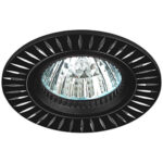 KL31 AL/BK Светильник ЭРА алюминиевый MR16,12V/220V, 50W черный/серебро (50/2000)