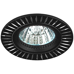 KL31 AL/BK Светильник ЭРА алюминиевый MR16,12V/220V, 50W черный/серебро (50/2000)