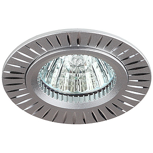 KL31 AL/SL Светильник ЭРА алюминиевый MR16,12V/220V, 50W серебро (50/2000)