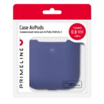 Силиконовый чехол для AirPods 1/2, синий, Prime Line 4706