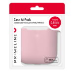 Силиконовый чехол для AirPods 1/2, розовый, Prime Line 4708
