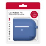 Силиконовый чехол для AirPods Pro, синий, Prime Line 4714