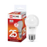 Лампа светодиодная LED-A65-VC 25Вт 230В Е27 6500К 2380Лм IN HOME