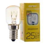 Лампа накаливания Старт E14 25W 2700К 230V OVEN для духовок прозрачная