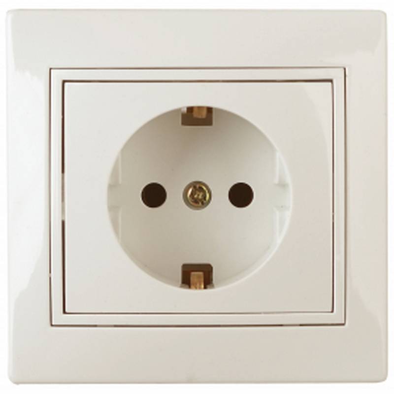 1-206-02 Intro Розетка 2P+E Schuko со шторками, 16А-250В, IP20, СУ, Plano, сл.кость (10/200/2000) 1-206-02 Intro Розетка 2P+E Schuko со шторками, 16А-250В, IP20, СУ, Plano, сл.кость (10/200/2000)