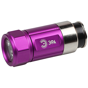 Фонарь ЭРА A2M-pink Авто 0.5W LED. алюм, аккум NiMH, зарядка 12V