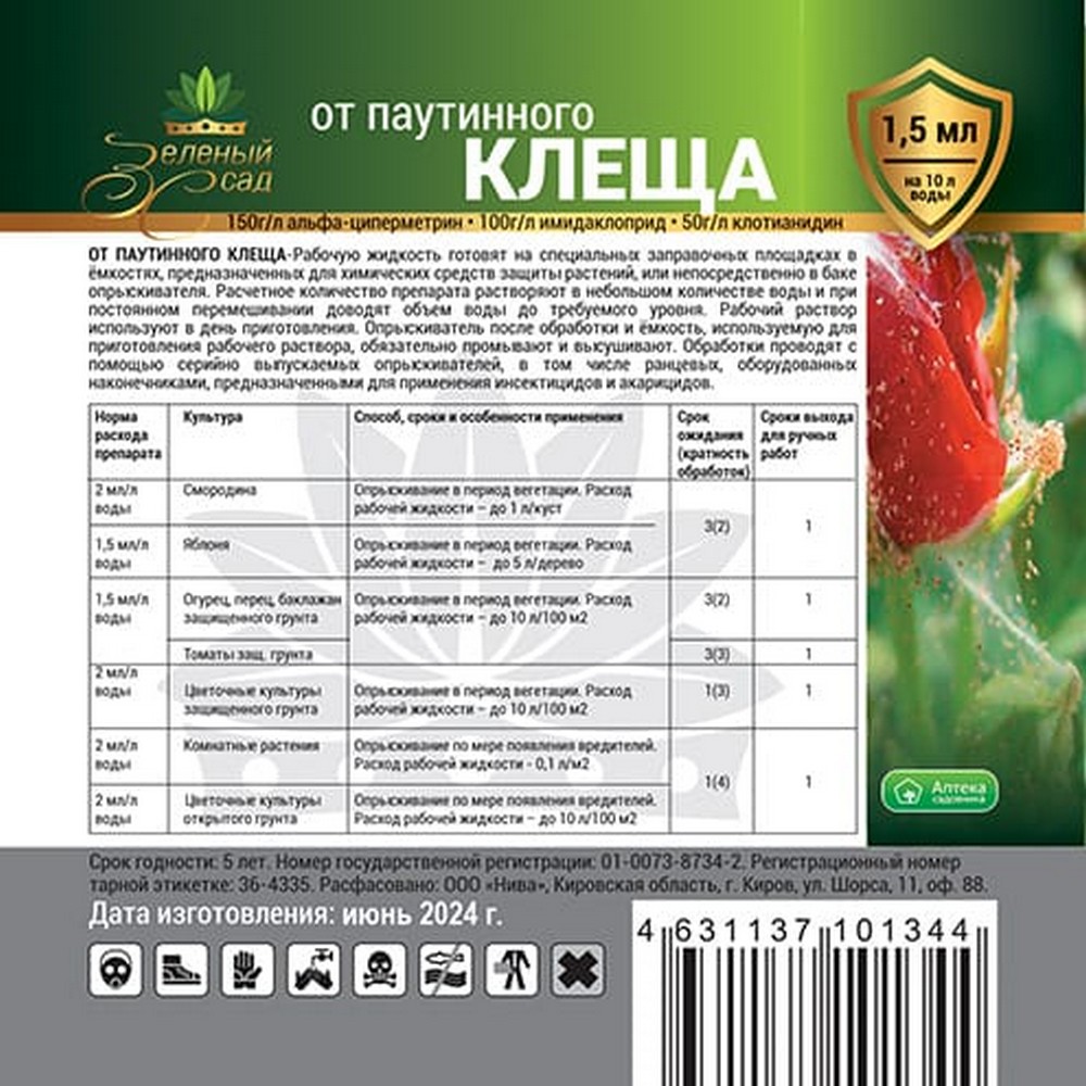 От клеща 1,5мл От клеща 1,5мл