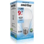 Светодиодная (LED) Лампа Smartbuy-A60-09W/4000/E27