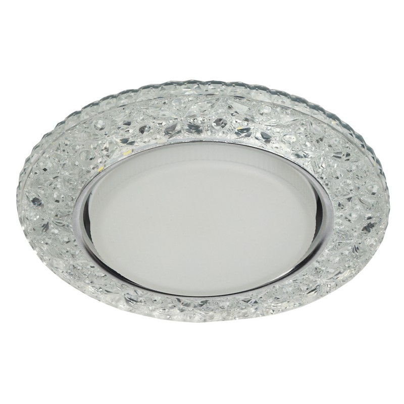 DK LD25 SL/WH Светильник ЭРА декор cо светодиодной подсветкой Gx53, прозрачный (50/800) DK LD25 SL/WH Светильник ЭРА декор cо светодиодной подсветкой Gx53, прозрачный (50/800)