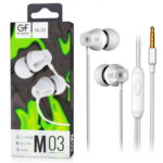 Наушники внутриканальные GFPower M03 с микрофоном белый (1/200)