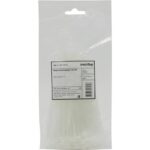 Хомут нейлоновый Smartbuy, 3,6х150, белый (SBE-CT-36-150-w)/100