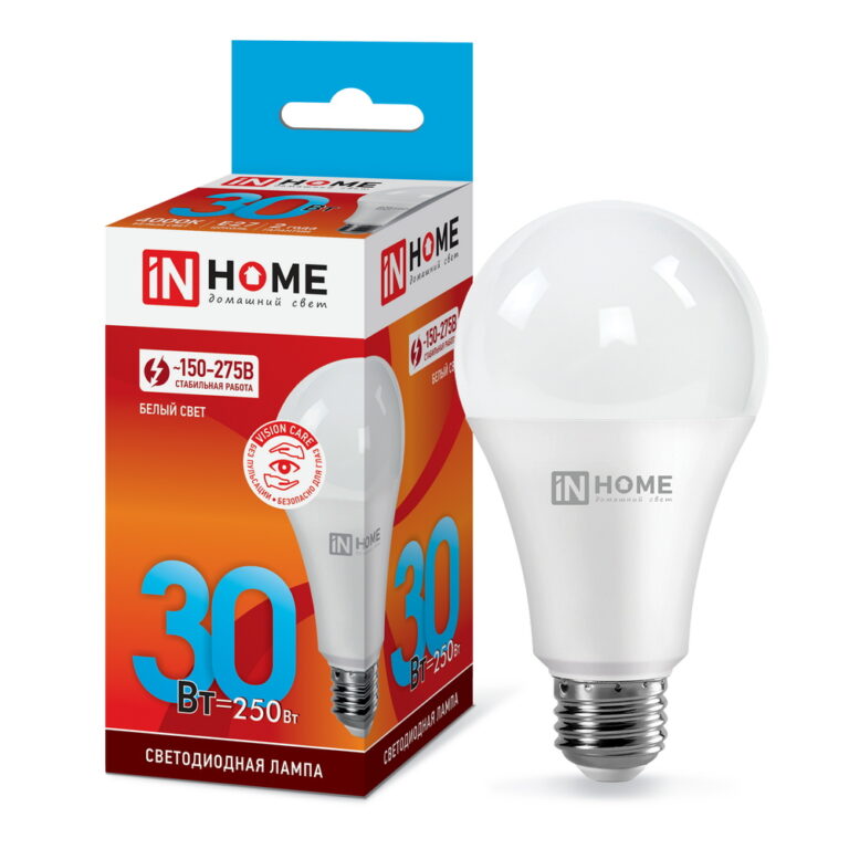 Лампа светодиодная LED-A70-VC 30Вт 230В Е27 4000К 2700Лм IN HOME