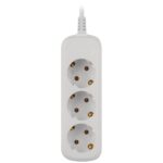 Удлинитель электрический ЭРА UDL-10-315 Greenline 3 розетки без заземления 1,5м ПВС 2x0.75мм2