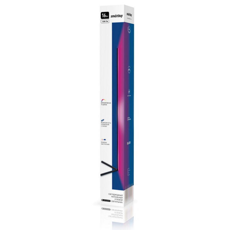 Светодиодный напольный угловой светильник RGB (SBL-TKMBK35S-16w)