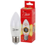 Лампочка светодиодная ЭРА RED LINE LED B35-10W-827-E27 R E27 / Е27 10 Вт свеча теплый белый свет